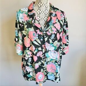 Victoria’s Secret vintage floral PJ lounge top